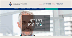 Desktop Screenshot of investigacionesvasculares.com